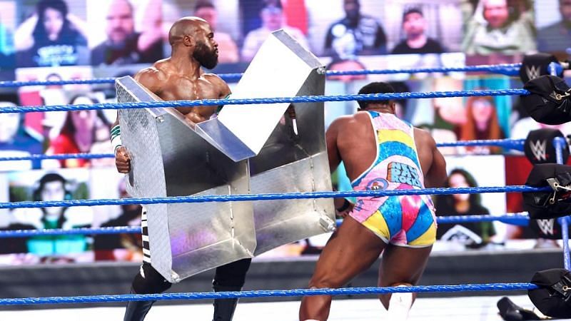 Apollo Crews has been relentless in his attempts to dethrone Apollo Crews